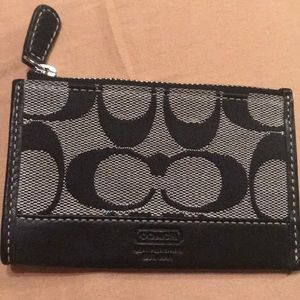 Coach change/card holder